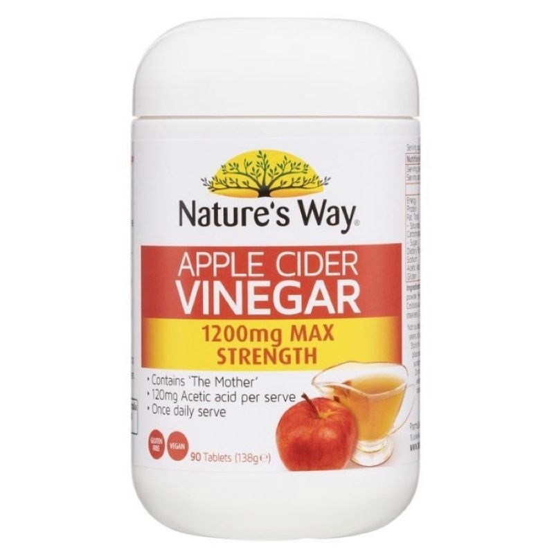 

Nature's Way Apple Cider Vinegar 1200mg