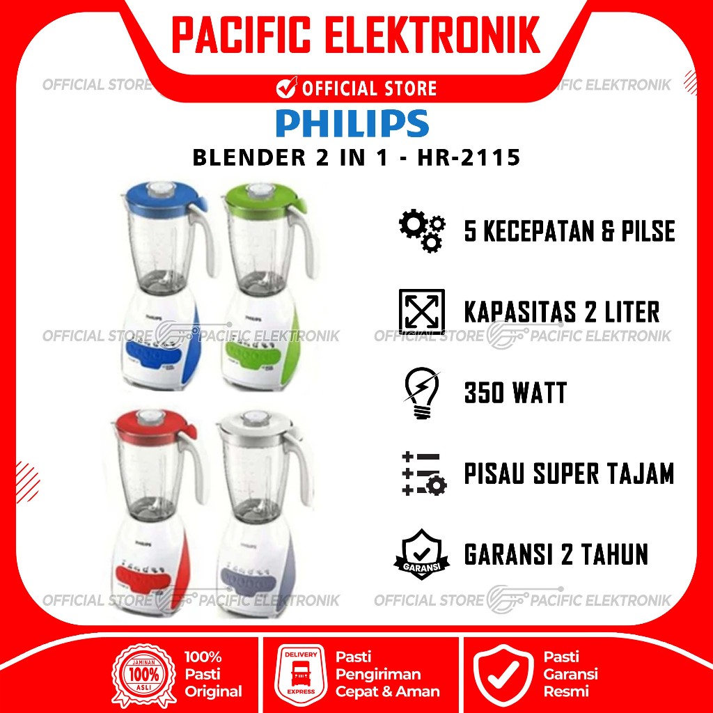 Blender Philips Plastik HR-2115 / HR2115 / 2115
