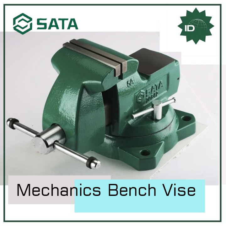 RAGUM 8 INCH MECHANICS BENCH VISE 70845 SATA TOOLS