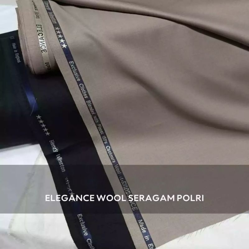 Kain Terbaru Bahan Seragam Polri ELEGANCE WOOL Henry Winston