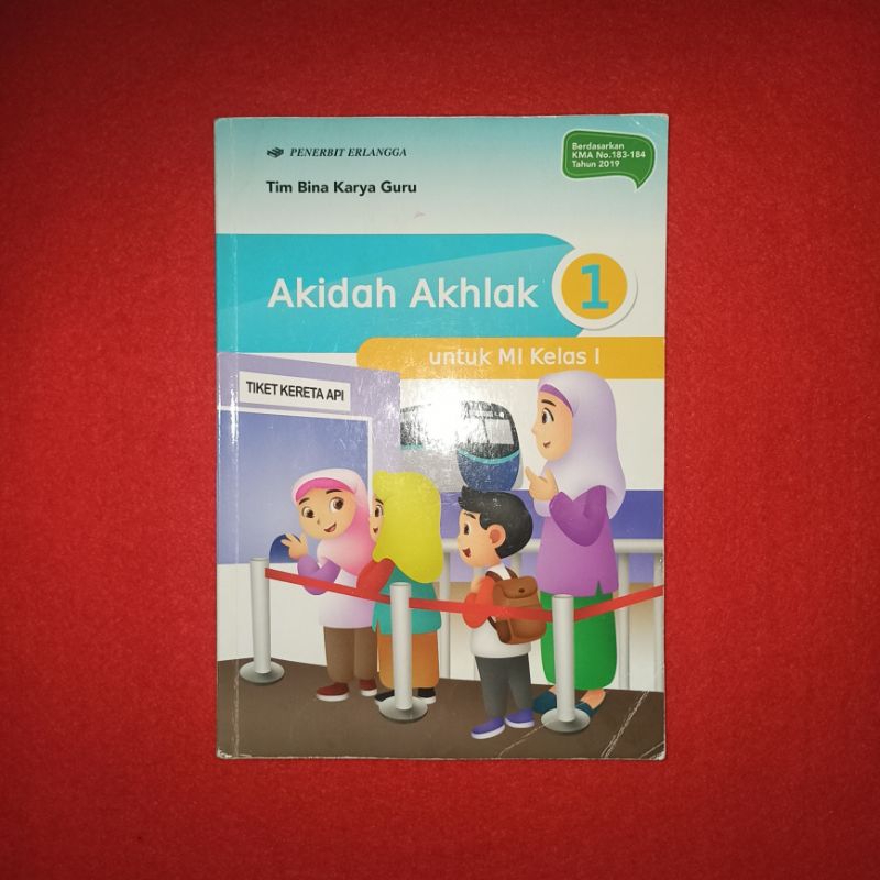 buku pelajaran akidah akhlak SD kelas 1