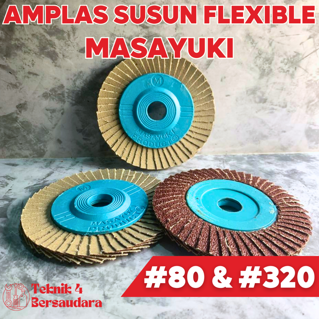 Amplas Susun Flexible Masayuki #80 & #320