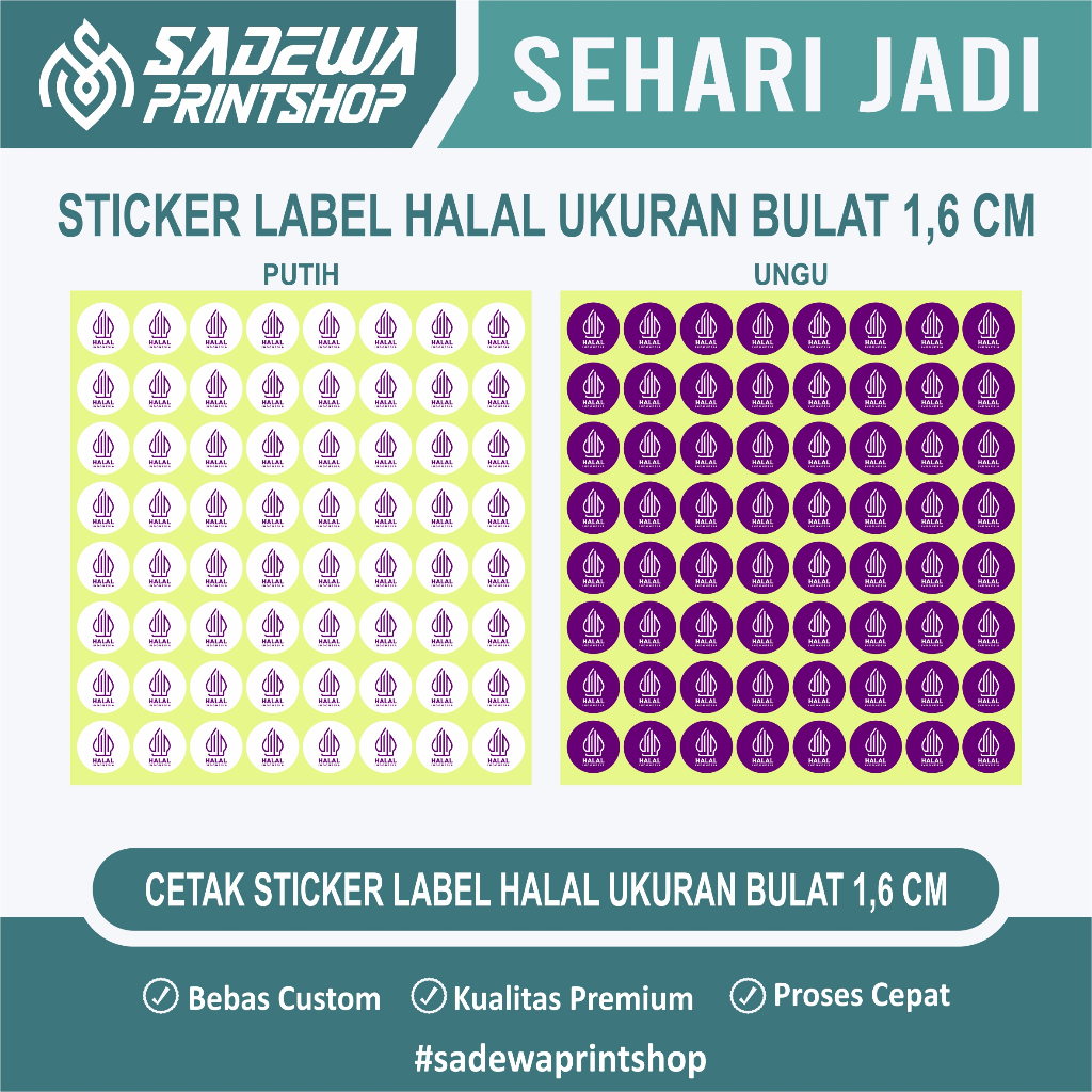 

Stiker Label Halal | Stiker Label Makanan Minuman Halal Bahan Stiker Chromo Termurah