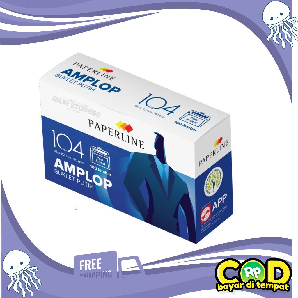 

Amplop Putih Polos Paperline Ukuran 104