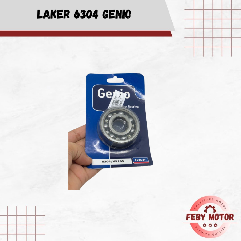 GENIO Bantalan Roda 6304 Bearing Bering Laker 6304