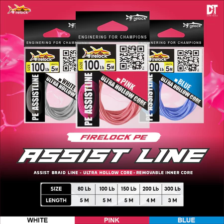 Kevlar Firelock / Firelock PE Assist Line ULTRA HOLLOW / Kevlar Kuat Murah / ARAMIT KEVLAR BALLISTIC