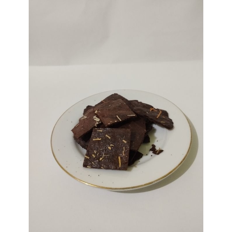 

brownies crispy(keripik bronis)