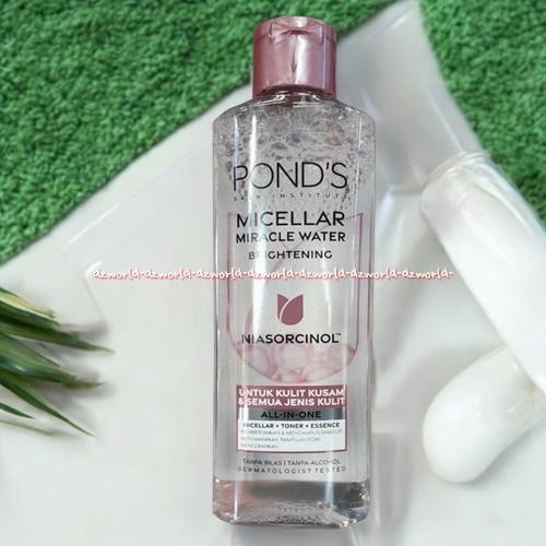 Pond's 100ml Micellar Miracle Water Brightening Niasorcinol Pembersih Make Up Kosmetik Wajah Ponds P