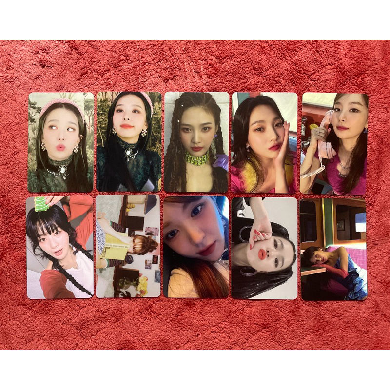 OFFICIAL PHOTOCARD PC SEULGI JOY WENDY RED VELVET