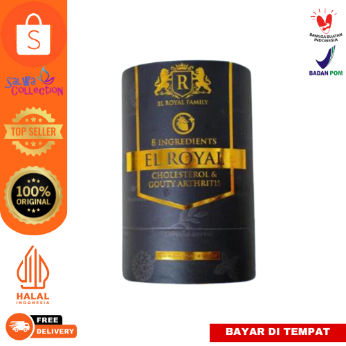 

El Royal Cholesterol & Gouty Arthritis - Colesterol Dan Asam urat - Teh Herbal Celup Bantu Menurunkan Kadar Gula Halal Aman BPOM