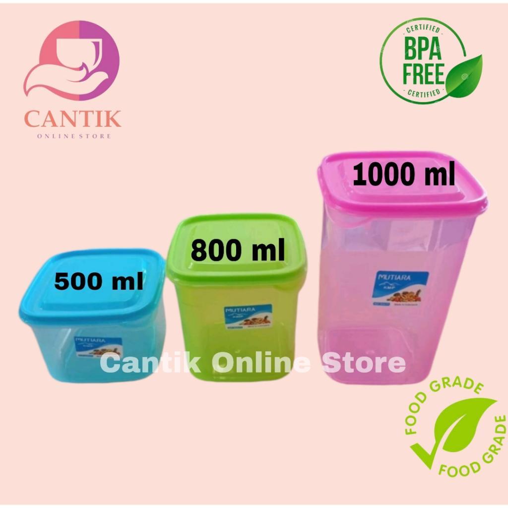 Toples Zayn/Sealpack KMP Plastik SATUAN ukuran 500 ml/800 ml/ 1000 ml Kotak Plastik/Kotak Makan/Wada