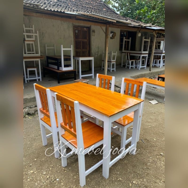 Meja kursi makan minimalis modern