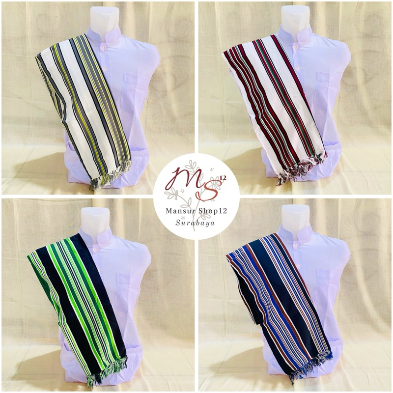 Official Sorban Rida Solo Katun Motif Yaman Garis