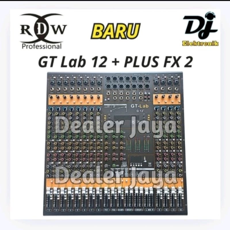 Mixer GT Lab 12 Efek 2 TERBARU