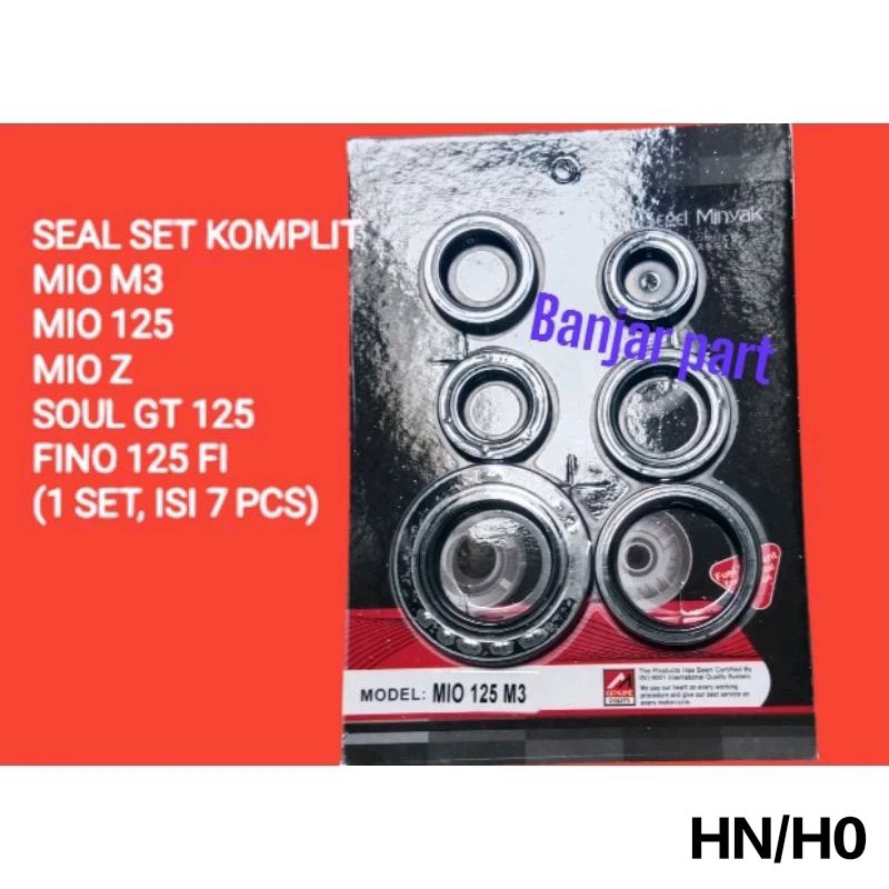 SEL SEAL KIT MESIN KOMPLIT MIO M3 125 SOUL GT 125 FINO F1 125 MILKUNI