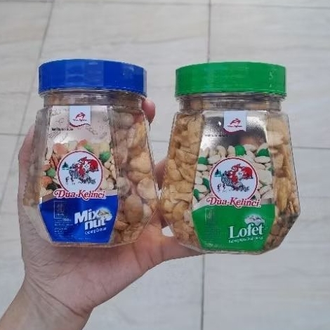 

Dua Kelinci kacang MIX NUT / LOFET 125gr toples per varian