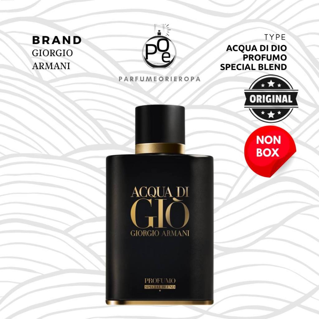 Parfum Pria aqua di gio profumo  Original 75ml full size Parfume tahan lama minyak wangi cowok aroma