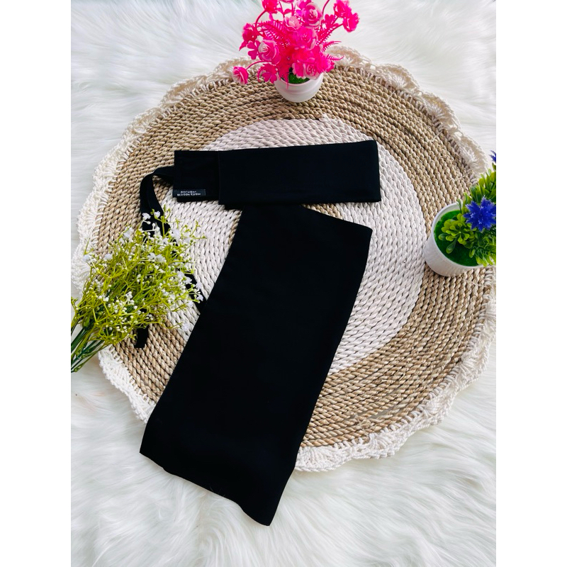 COD Cadar nikab nakab Bandana poni bedoon essm lokal polos niqob fashion muslimah