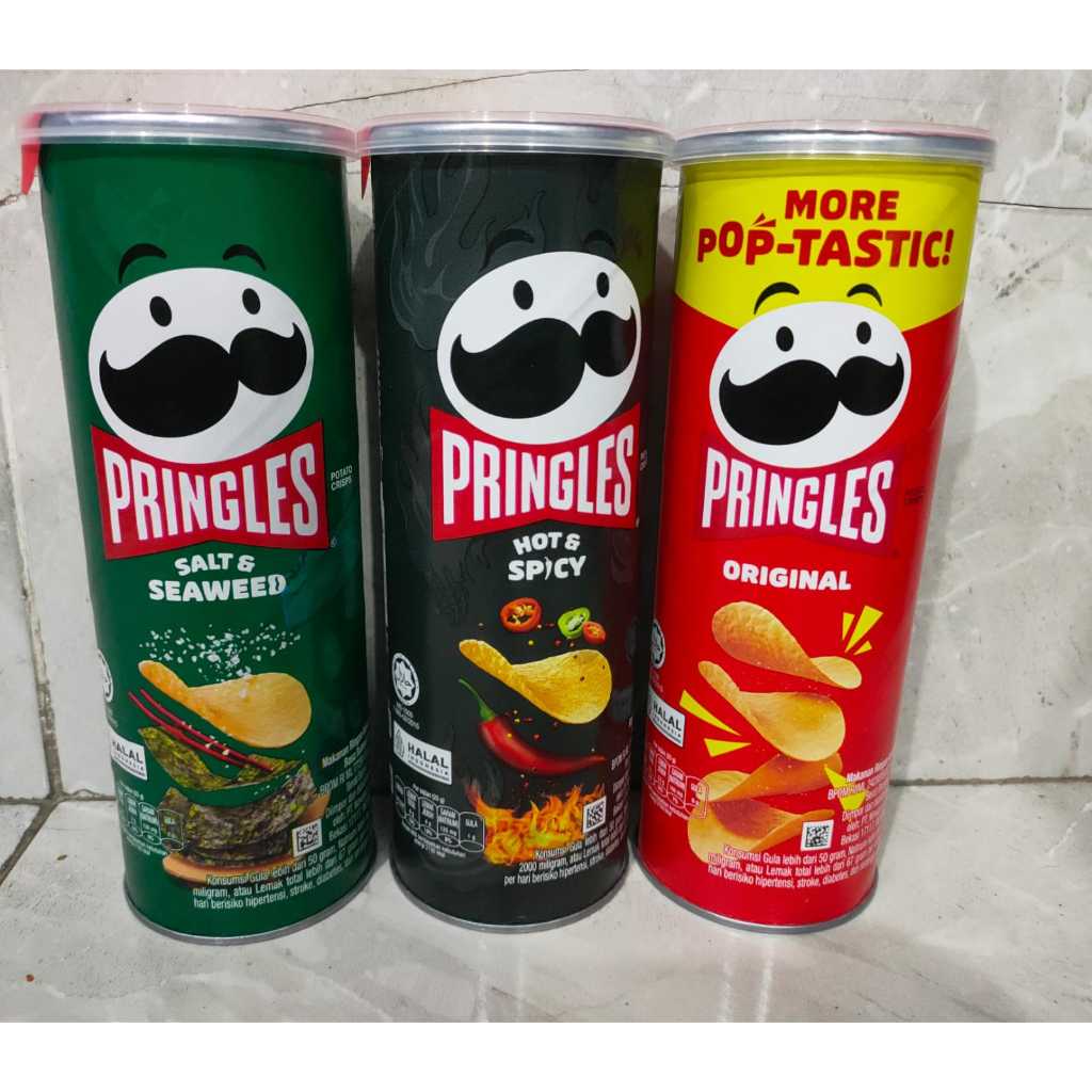 

PRINGLES POTATO CHIPS / KERIPIK KENTANG 102 GRAM