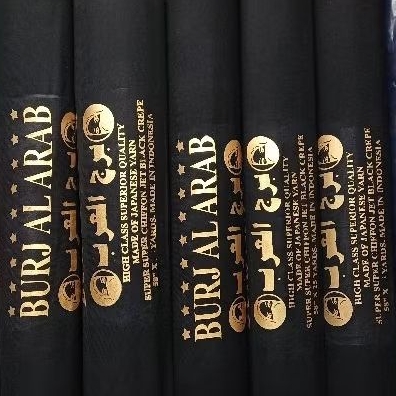 [Link CO No 1-20] Bahan kain Sifon Arab atau Sifon Silk Burj Al Arab