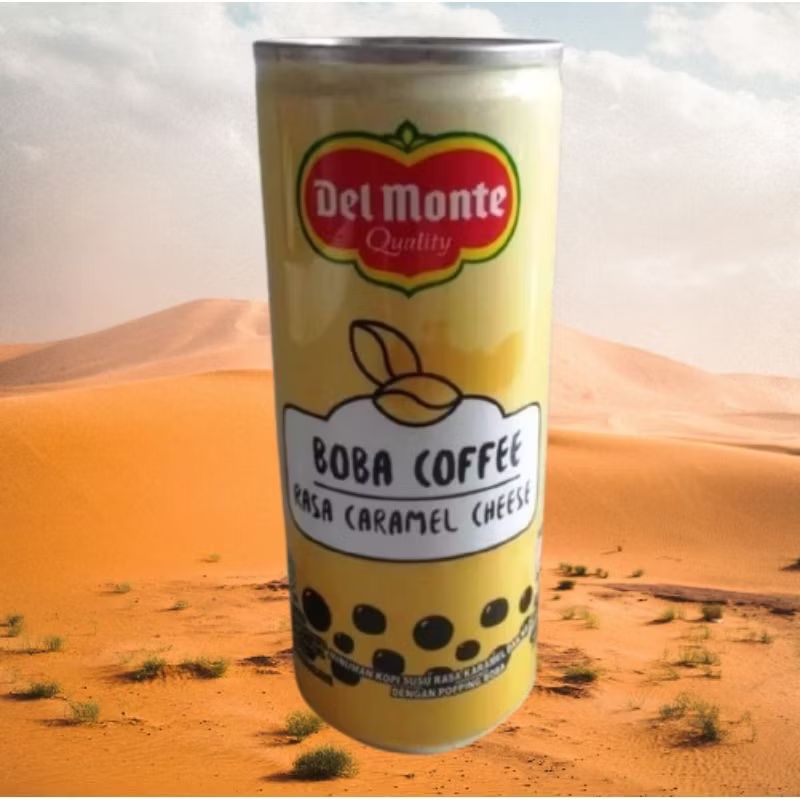 

Delmonte Drink Boba Coffee Caramel Cheese 240 ml