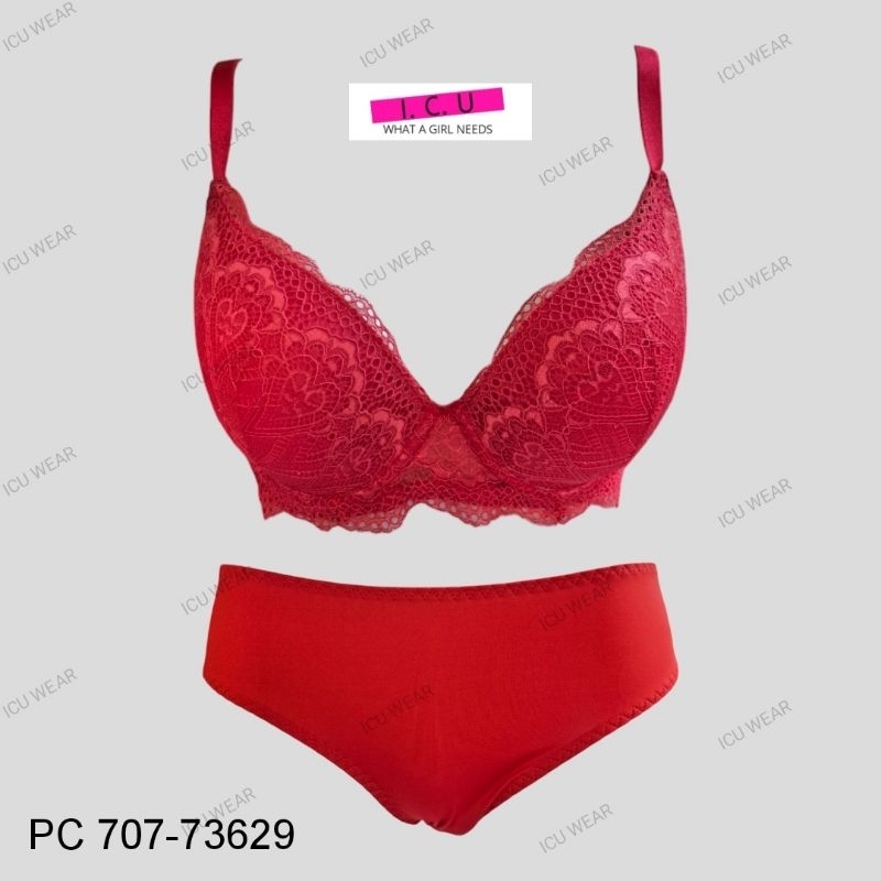 Bra Set Kawat Busa Sedang Pakaian Dalam Wanita Pierre Cardin 707-73629 Size 32B 34B 36B