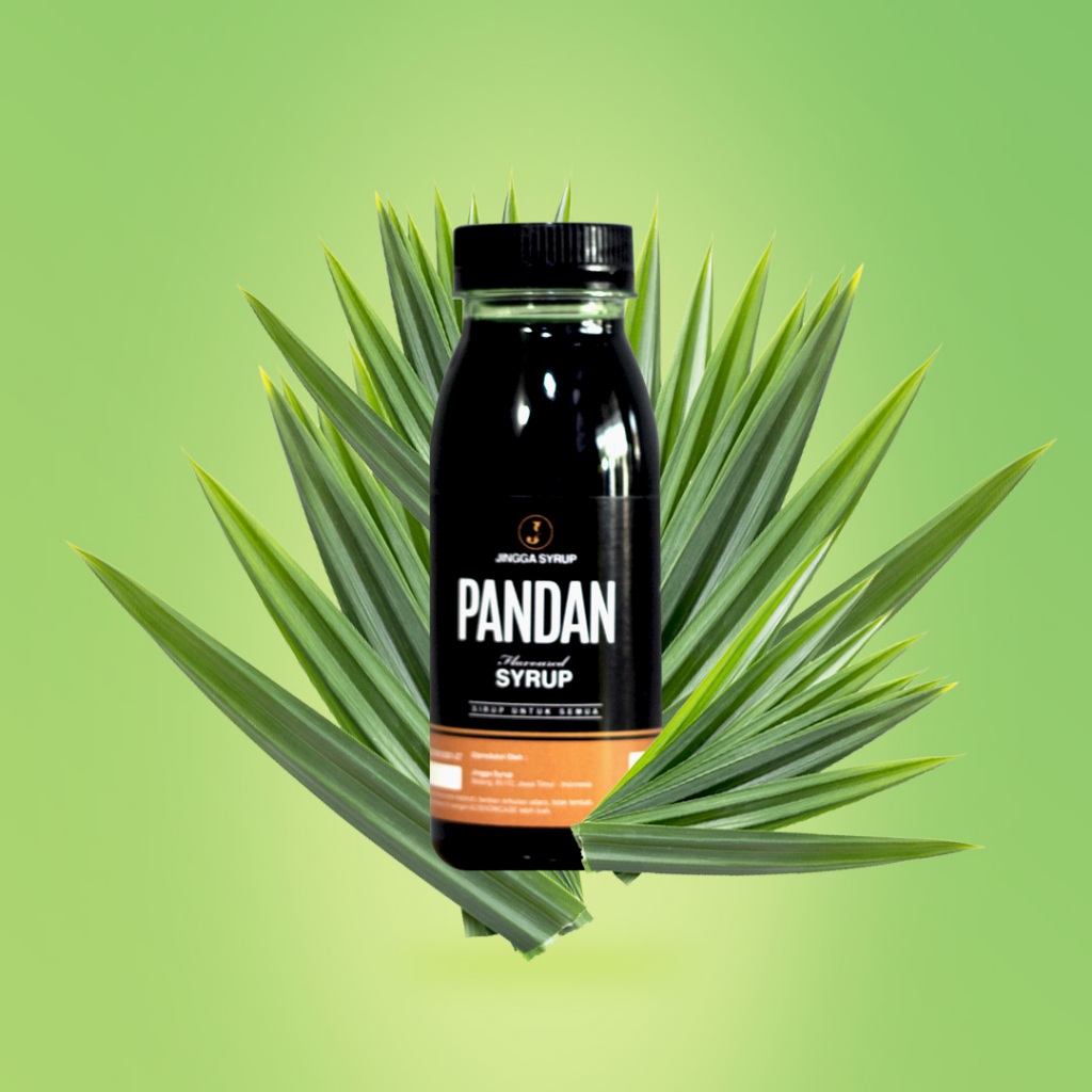 

JINGGA Pandan Syrup 100ml - Sirup Flavor Pandan Untuk Kopi Mocktail Cocktail Cake Dessert