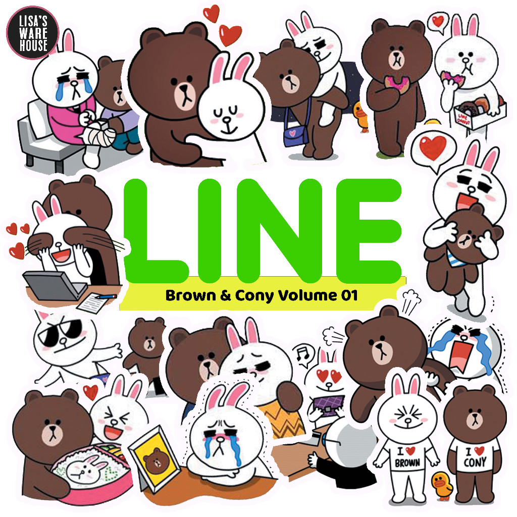 

Sticker Brown & Cony Volume 01