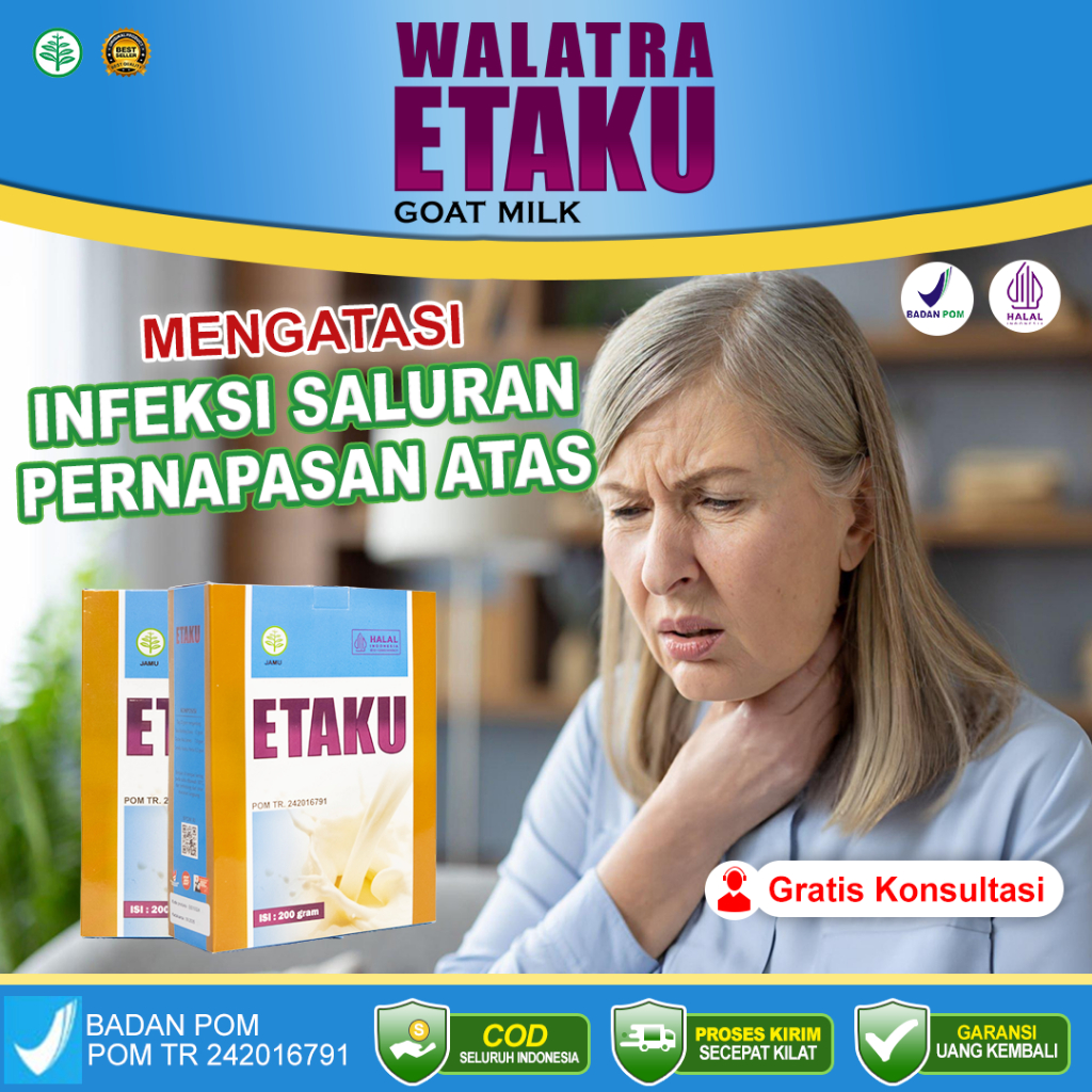 

Susu Etaku Goat Milk Atasi Infeksi Saluran Pernapasan Atas Di Semua Usia 100% Asli Original
