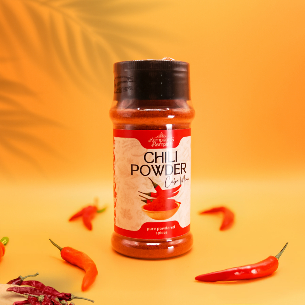 

Kampoeng Rempah | PURE CHILI POWDER / Cabe Merah murni kemasan botol Premium