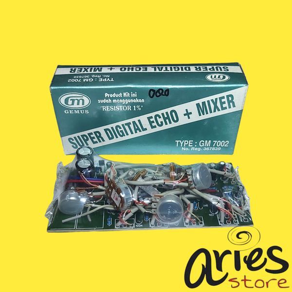 KIT SUPER DIGITAL ECHO + MIXER GM 7002