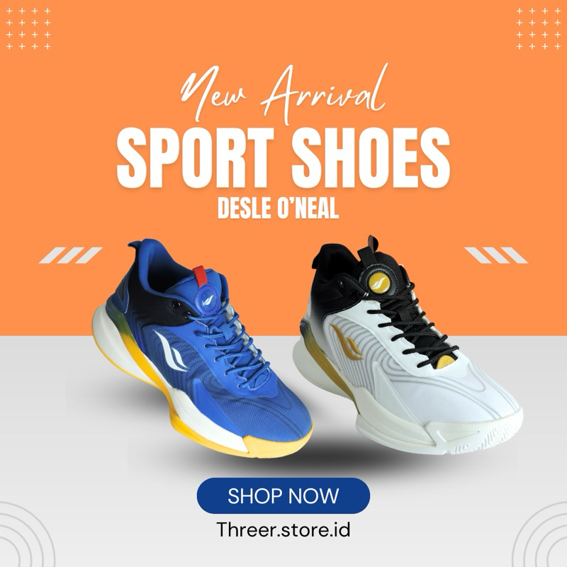 Sepatu Olahraga Basket Desle O’NEALS 100%