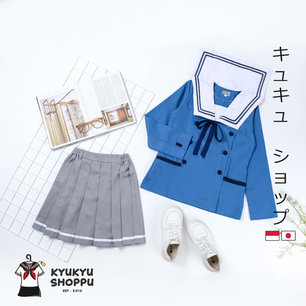 QW3 [READY STOCK] Mirai Kuriyama seifuku cosplay uniform (Ky015c)