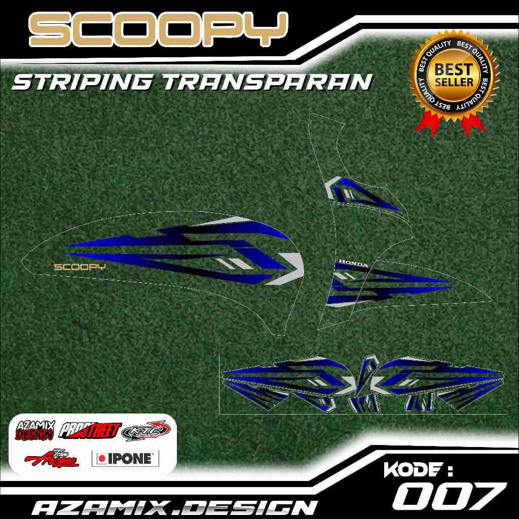 34 STRIPING TRANSPARAN SCOOPY 2021 - STRIPING TRANSPARAN SCOOPY 2021 PREMIUM GRAFIK