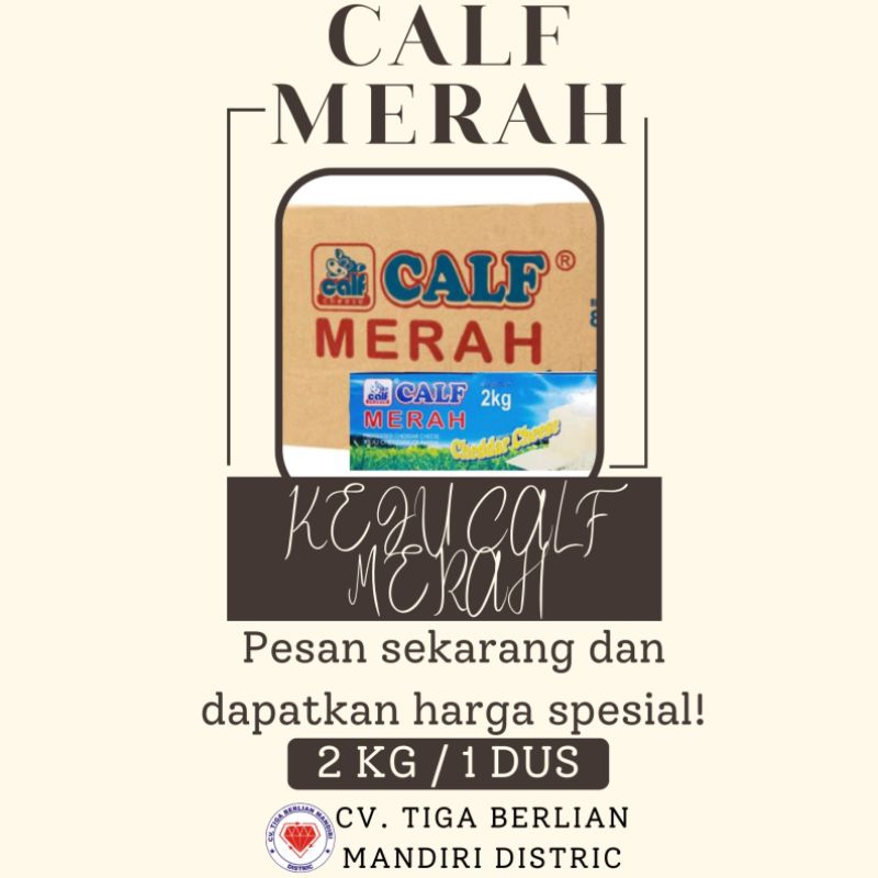 

KEJU CALF MERAH 2KG / 8SLOP / 1DUS