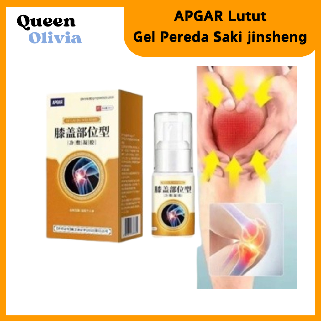 APGAR Lutut Gel Pereda Saki jinsheng 30ml 60g Tipe lutut Tekanan Dingin Spray Semprotan Pereda Nyeri