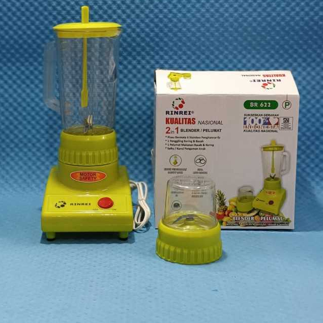 Blender 2 In 1 Rinrei - Blender Tabung Plastik Rinrei BR 622