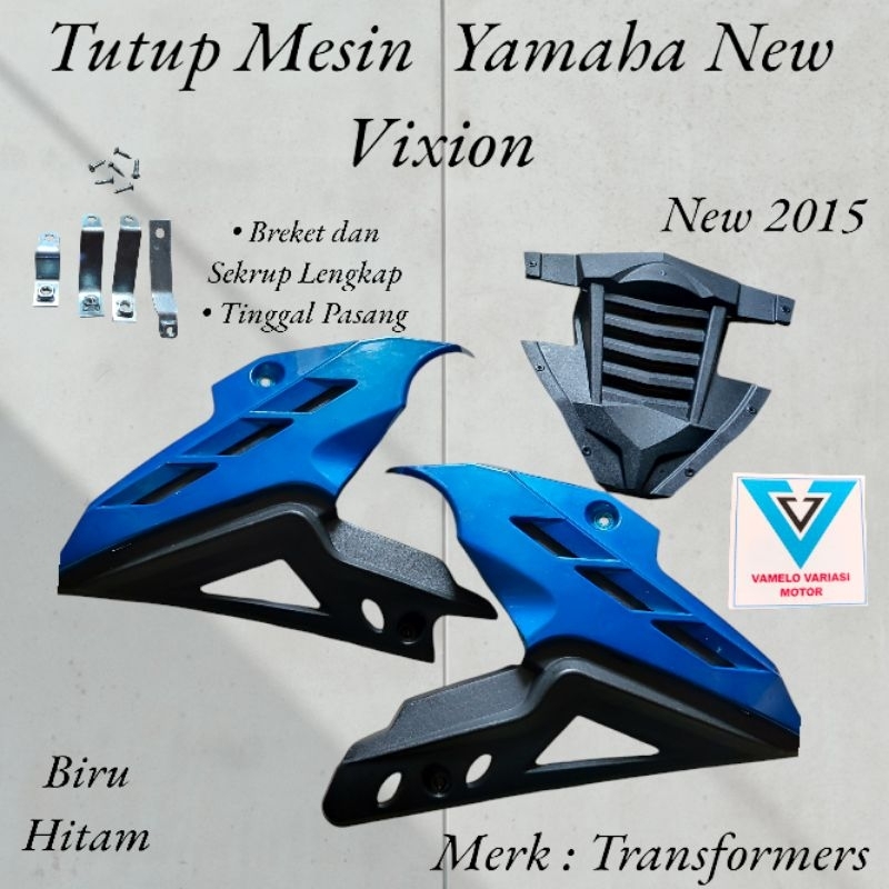 TUTUP MESIN YAMAHA NEW VIXION COVER ENGINE LUMPUR TRANSFORMERS VARIASI MOTOR