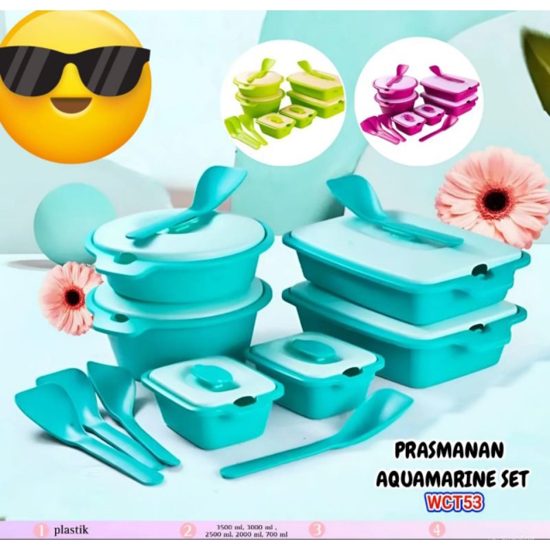 AQUAMARINE PRASMANAN SET,PRASMANAN ATUM SET