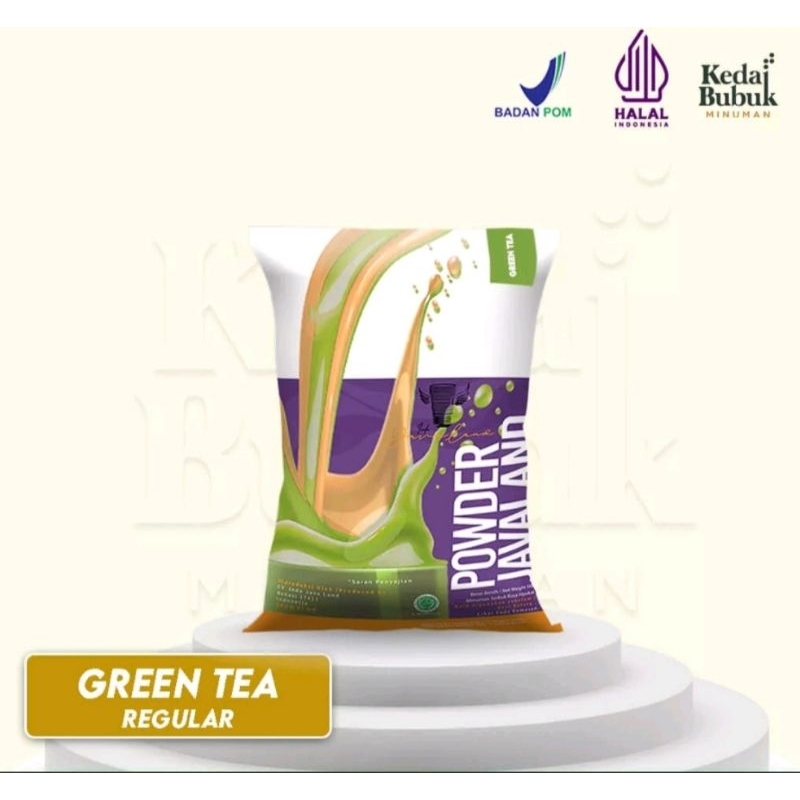 

Bubuk Reguler Javaland GREEN TEA 1kg