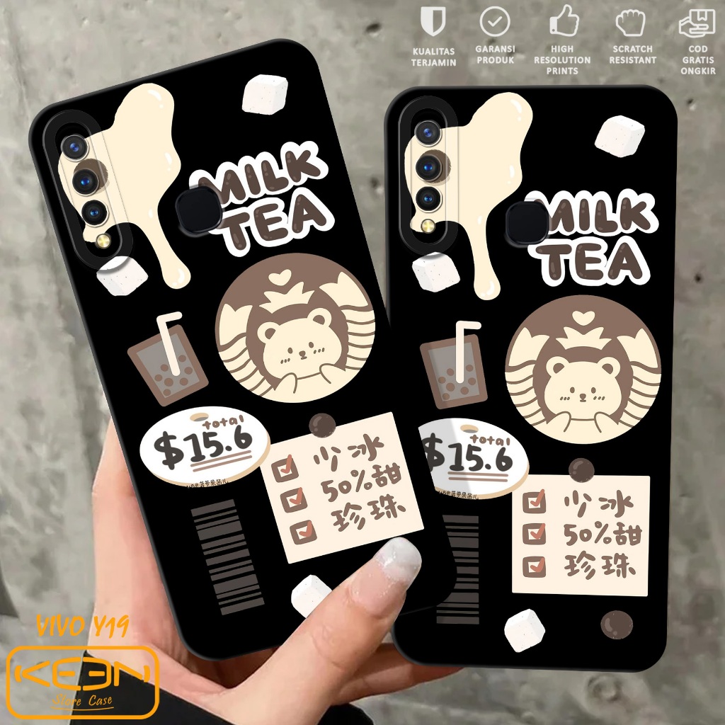 Case Vivo Y19 - Softcase Vivo Y19 Motif Starbucks - Casing Hp Vivo Y19 - Case Hp - Softcase Hp Vivo 