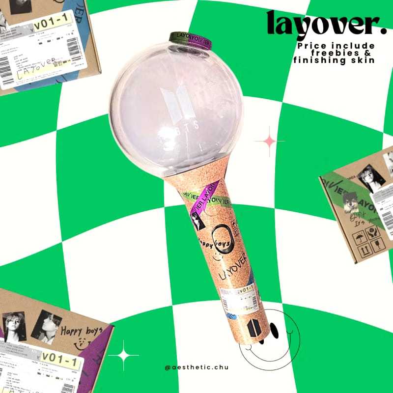 

Layover Skin Taehyung Army Bomb Versi SE | Sticker saja bukan light stick