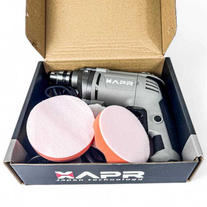 APR JAPAN AP05PRO Bor Listrik 10mm Bertenaga Besar Bor Besi Kayu Tembok Sekrup Fullset Alat Poles
