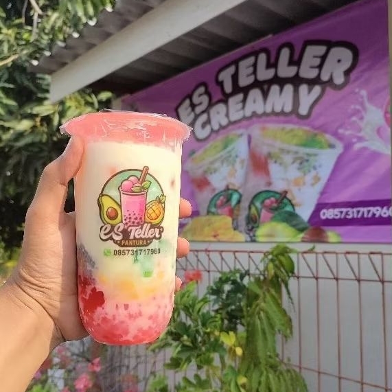 

ES TELLER PANTURA Full Susu Creamy Asli Bukan santan