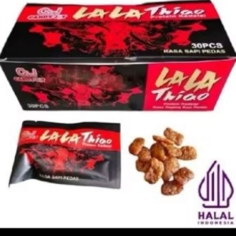 

Lala Thiao halal rasa sapi pedas / Snack viral / halal