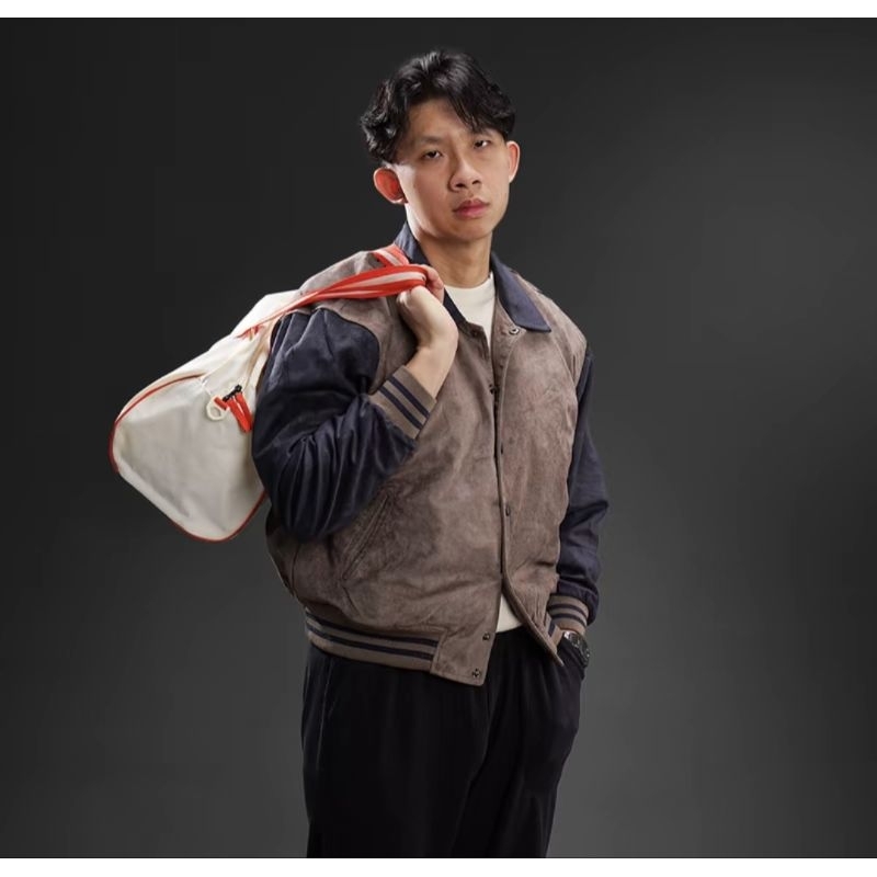 Signore Two Tone Active Boxy Varsity Suede [S]