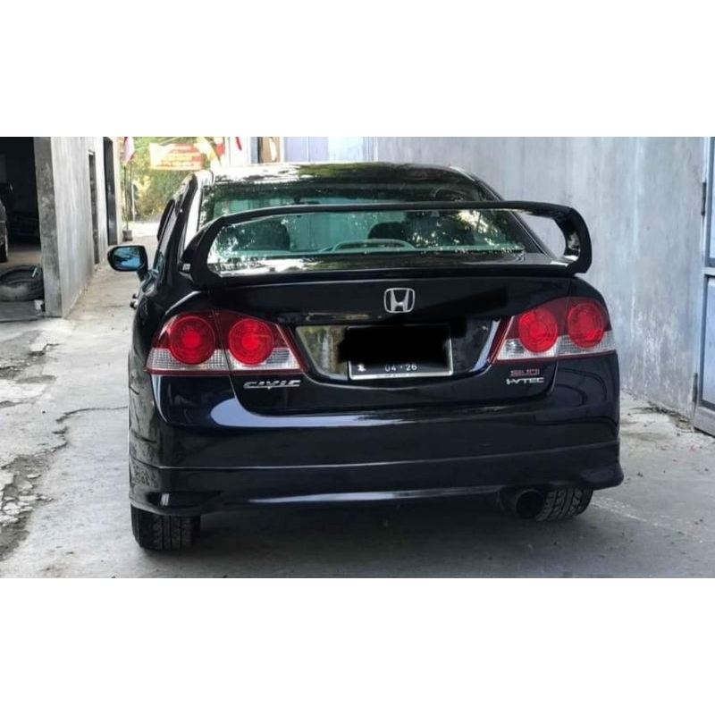 spoiler civic fd muger RR v2 carbon kevlar