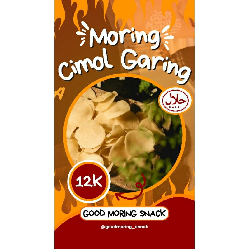 

Moring Khas Garut / Moring Ariel / Cemilan Moring / Moring Snack / Cimol Kering / Moring 250gram