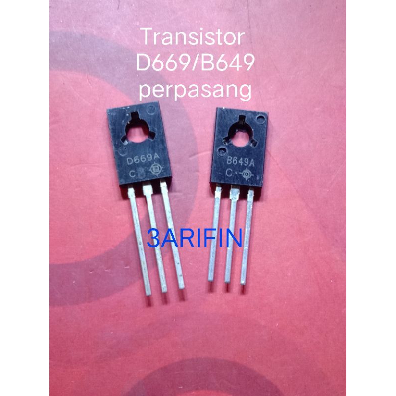 Transistor B649 D669. kwalitas original