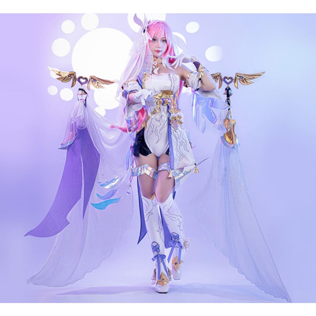 【Uwowo】Honkai Impact 3rd cosplay Elysia cosplay Costume and Elysia Wig
